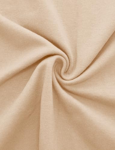 Uincloset Girls' Casual Crew Neck Short Sleeve Tee Loose Fit Summer T-Shirt Basic Soft Top for Ages 4-134