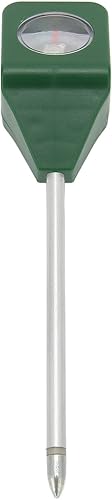 Medidor de suelo, probador de suelo, portátil, de una sola aguja, sonda de alta sensibilidad, sensor de suelo para jardín, césped, granja, plantas,