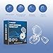 OHALEEP Anti Snoring Devices, Snore Stopper with Adjustable Magnet, Nasal Dilators Silicone Nose Clip Stop Snoring, Effective to Relieve Snoring, Snoring Solution for Comfortable and Quieter Sleep, M