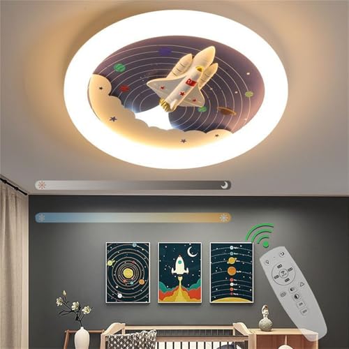 Plafonnier LED Dimmable pour Salon et Luminaire de Plafond Ambiance Cosy Chambre