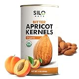 SILO Nuts Organic Bitter Apricot Kernels - 16 oz USDA Certified Organic Bitter Apricot Seeds - Natural & Non-GMO, Premium Quality Kernals, No Sulfur or Additives