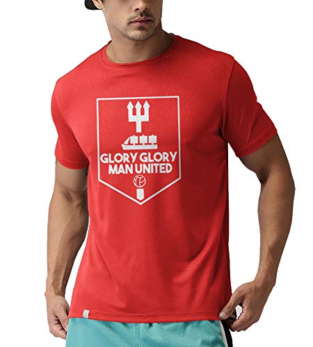 Tee Mafia Unisex Designer Man United Glory Ship T-Shirts |Football T-Shirts|Red|