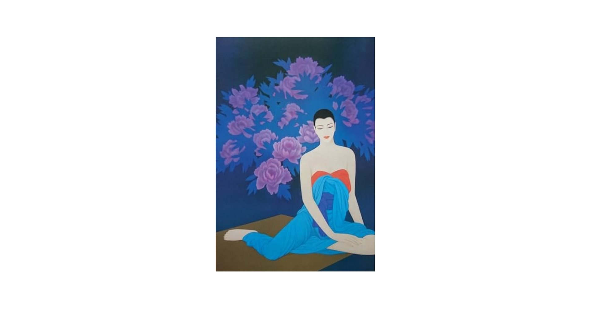 Amazon.co.jp: 鶴田 一郎、美人画、四季、ファッション、Peony