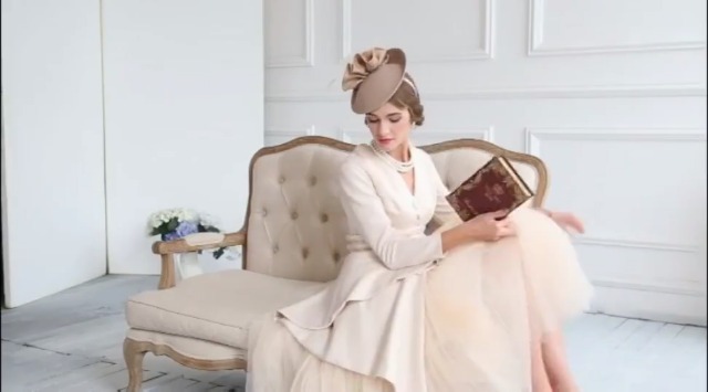 Sombrero Bombín De Fieltro Para Mujer Con Velo - Estilo Vintage Británico, Talla única (circunferencia 60cm) | Perfecto Para Bodas, Iglesia Y Eventos Elegantes