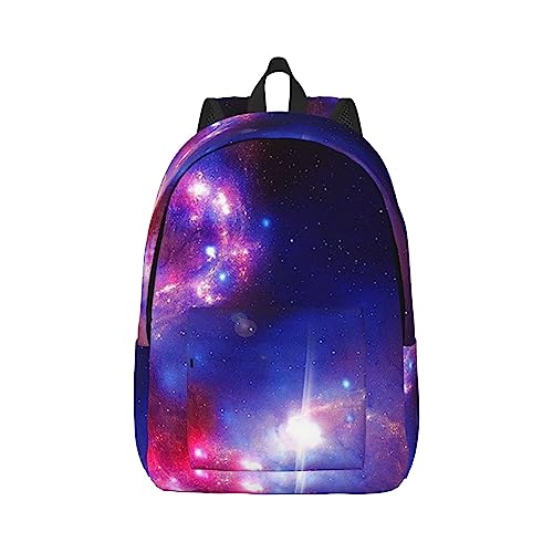 Sac à dos ordinateur portable OUSIKA noir motif nuit étoilée sacoche urbaine taille M