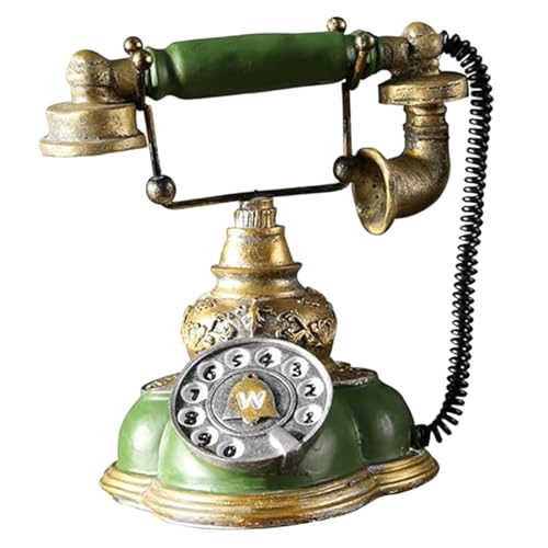 Teléfono retro vintage para decoración del hogar y ambientes elegantes de sala