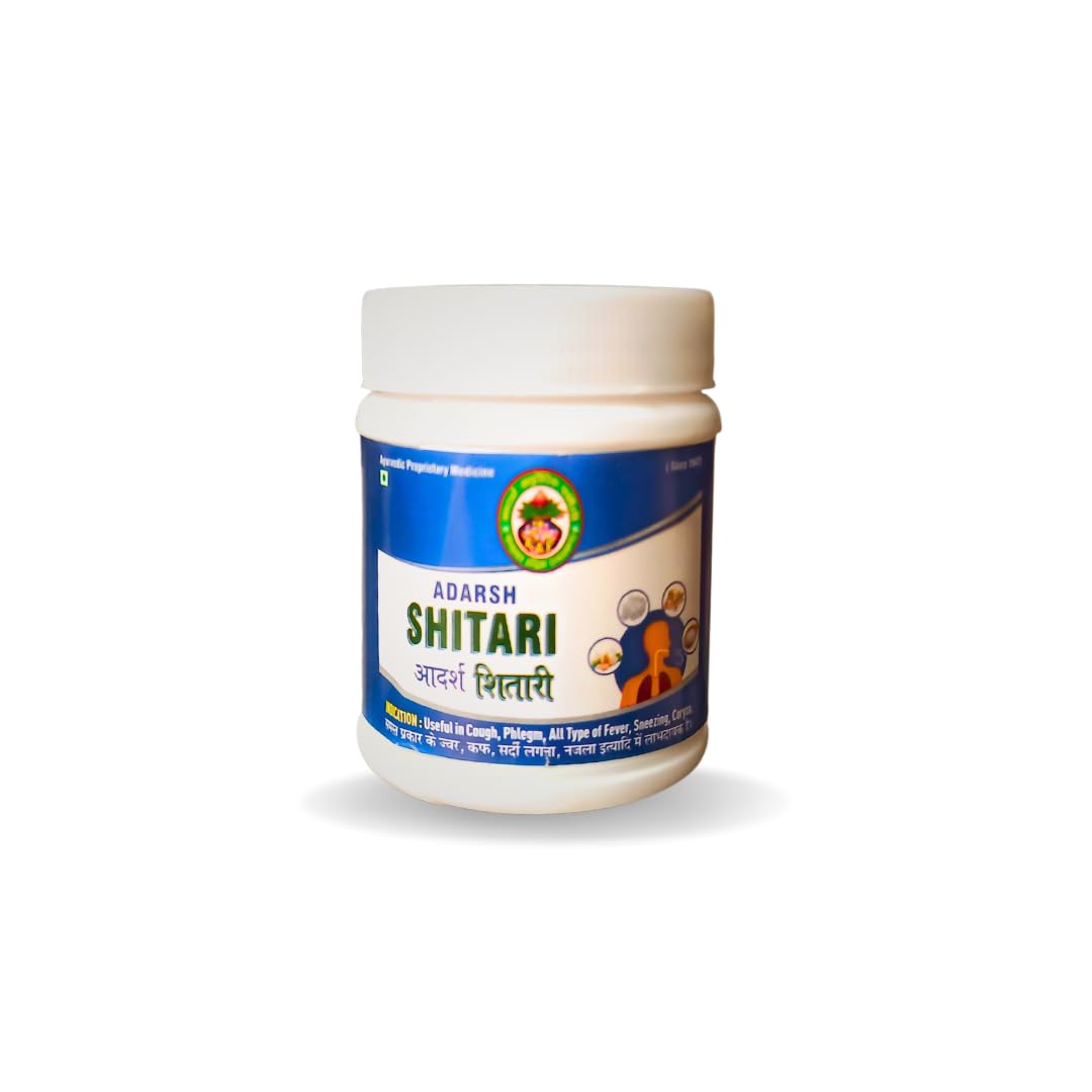 Adarsh Shitari Vati | Ayurvedic Tablets for Cough, Sneezing, Fever | Respiratory Relief | 60 Tablets-image-9