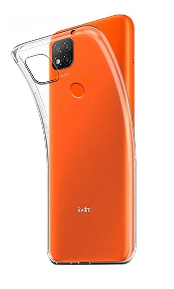 Image of REALCASE Silicone Back Cover Case, Scratch Resistant Protective Crystal Clear Transparent Shock Proof Back Cover Case for Xiaomi Mi Redmi 9C / Xiaomi Mi Redmi 9