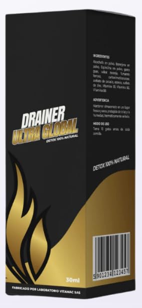 Eliminador de Grasa - ULTRAGLOBAL DIURETICO 30 ml. Complemento Ideal que te ayuda a bajar de peso, eliminar la retención de líquidos, Tonificar la masa Muscular magra y eliminar la ansiedad, Drainer - Image 4