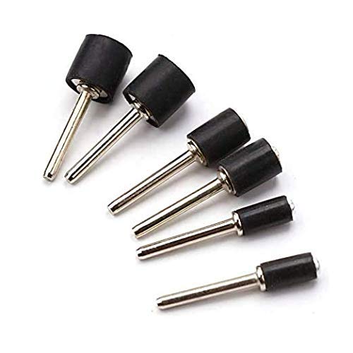 Aone 51pcs Sanding Drum Set for Dremel and All Other Rotary Tools with Corded Electric 51 Replaceable Sanding Bands & 6 Rubber Drum Mandrels (Package 12.2 L x 12.1 W x 2 H cm) 50 Grams - Multicolour - Image 5 thumbnail