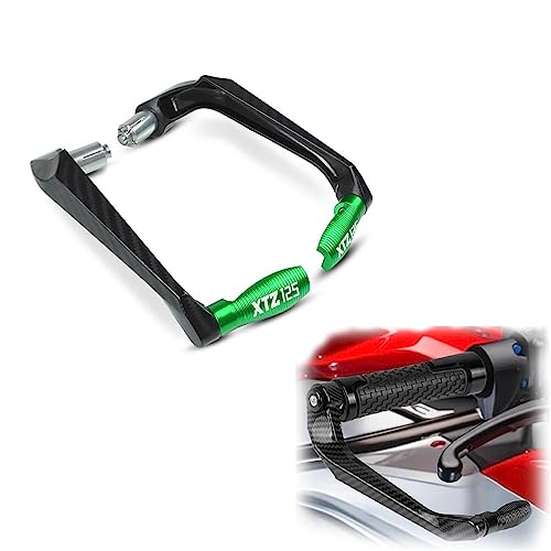 Protège-mains moto guidon frein embrayage pour XTZ125 vert