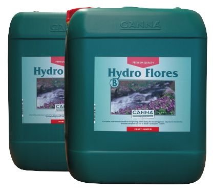Abono para el Cultivo de Canna Hydro Flores Agua Dura A+B (2x5L)