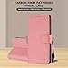 CWEIYUSHU Cover Compatible with Huawei Y5 Prime (2018),Compatible with Huawei Y5 (2018) Magnetic Card Slot Holder Case Pink