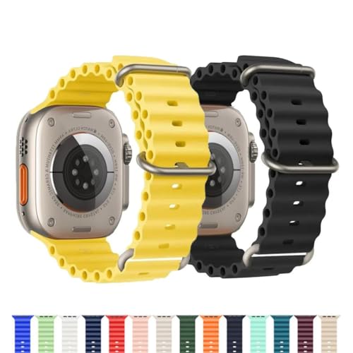 Pulseira Esportiva de Silicone Pro-Fit Azul para Apple Watch,Pulseira de Silicone para Apple Watch,