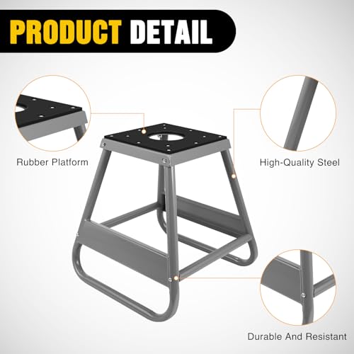 Image of Nilight Universal Dirtbike Pit Stand Non-Slip Rubber Top 1000LBS Capacity