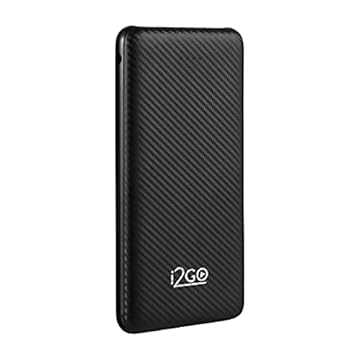 I2GO, Carregador Portátil (Power Bank) 10000mAh, 2 Saídas USB + 1 Saída/Entrada USB-C, Preto, i2GO Plus