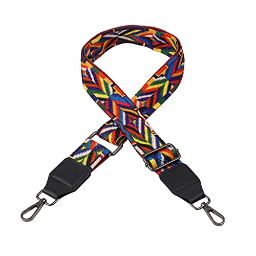 KINHARD Correa Ancha Ajustable para el Hombro, Correa de Bolsa de Color de 3,8 cm de Ancho, Correa para Bolso Bandolera Rango de Ajuste 78-145 cm con Anti-Hook, Se Adapta a Las Bolsas Cover