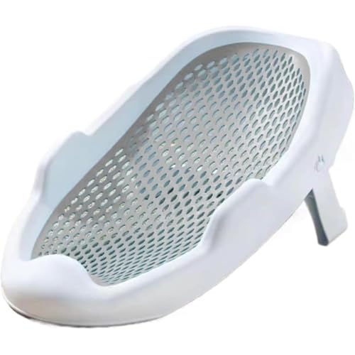 Kwueiitベビーバス 子供用風呂 赤ちゃん用 入浴補助具新生児用ベビーバス お風呂 ソフトバスチェア ベビー用 赤ちゃん用 キッズ お風呂 安心感り止め設計 ベビーバスネット お風呂サポート ベビー用浴槽 ベビー用品 (グレー)