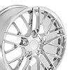 OE Wheels CV08B 18 Inch Rim Fits Corvette C6 ZR1 Style 5x120.65 18x8.5 Chrome - Hollander 5402 (1)