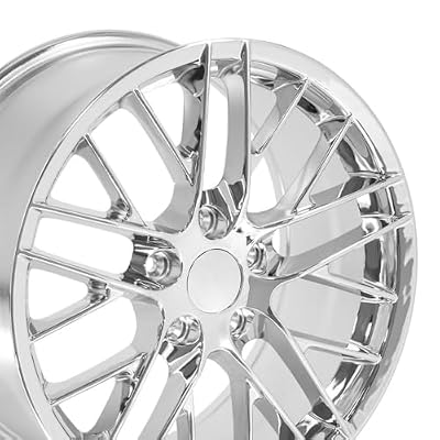 OE Wheels CV08B 18 Inch Rim Fits Corvette C6 ZR1 Style 5x120.65 18x8.5 Chrome - Hollander 5402 (1)