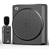 SHIDU 18W Portable Voice Amplifier for Teachers, Voice Amplifier with Wireless Lavalier Microphone, Bluetooth Microphone and Speaker for Classroom, Training, Speech