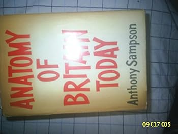 Hardcover Anatomy of Britain today Book