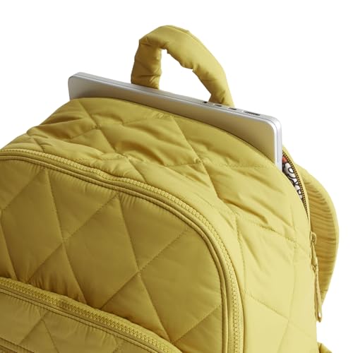 Image of Vera Bradley Women's Featherweight Bancroft Backpack, Golden Olive, One Size