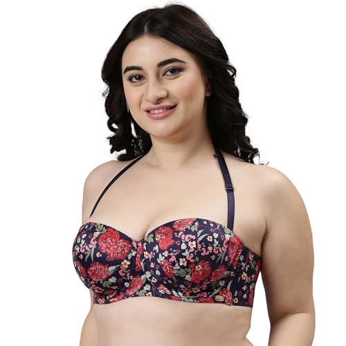 Image of Enamor Strapless Multiway Styling Women's T-Shirt Bra - Padded, Wired, Medium Coverage - F074 (Available in Plus Sizes)