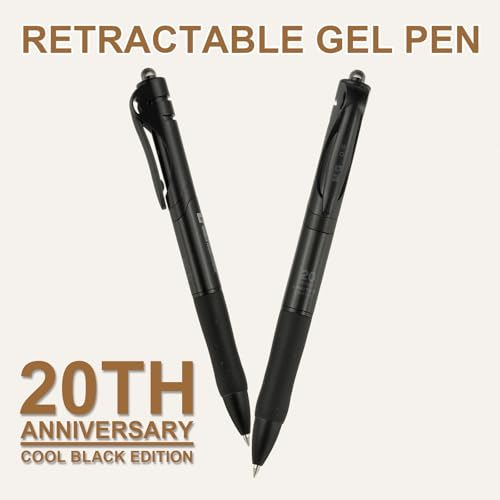 Bolígrafos PATIKIL 0.5mm Gel, pack 12 tinta negra miniatura 4