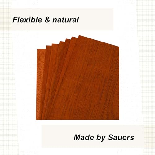 Mahogany Veneer, 8" X 8", 7-Piece
