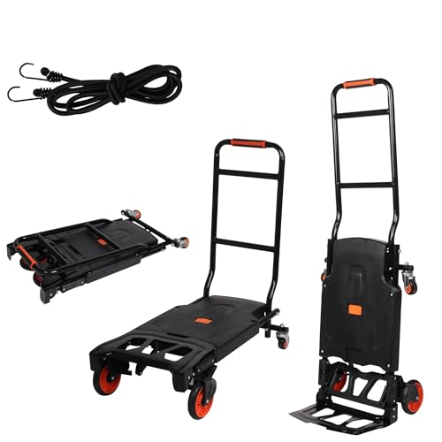 Carretilla plegable multifuncional con capacidad 150 kg