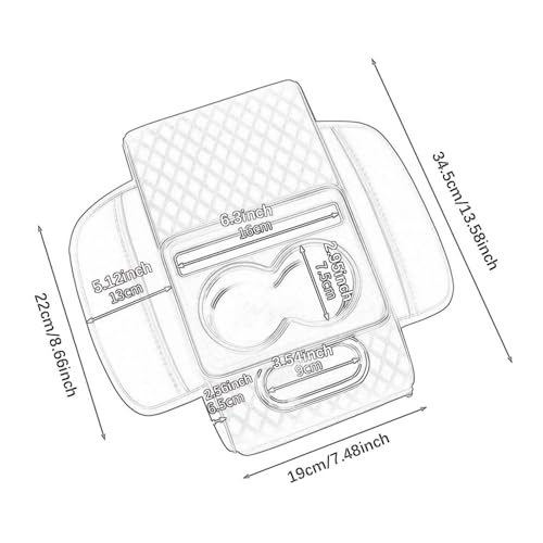 Image of Generic Car Center Console Pad Multipurpose Car Armrest Cushion for Car Style H | Parts & Accessories | Car & Truck Parts | Interior | Seat Covers