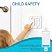 Rocker Light Switch Cover Guard with Rectangular Cutout – Child Safety, Prevents Accidental On/Off, Tool Access Only – Indoor Use, Easy Install (4)