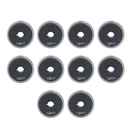 Roda de alimentação de arame, rolamento de aço Nylon ranhuras de 1,2 mm 1,6 mm Rolo de alimentação d