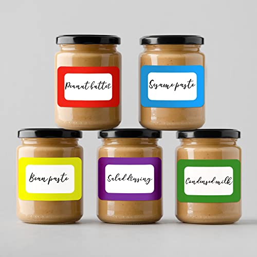 Lkxsplabe Name Tags Labels 400 Stickers，5 Colors Personalized Stickers #TOP3