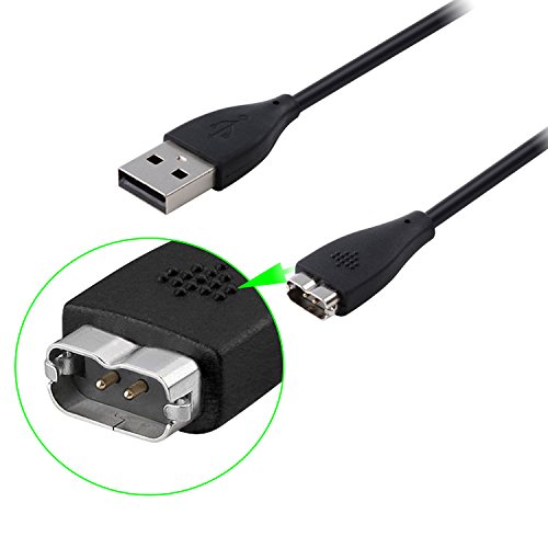 Kingacc Compatible With Fitbit Charge Hr Charger, 2-Pack 3Foot/1Meter Replacement Usb Charger Charging Cable Cord Cradle Dock Adapter For Fitbit Charge Hr, Fitness Wristband Watch #TOP1