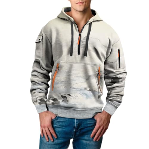 Chaqueta verano hombre para yoga y paseos casuales con capucha blanda