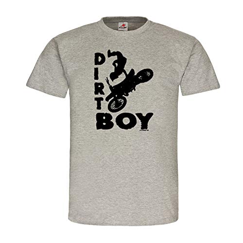 T-shirt de motocross grand confort en taille XX-Large gris style Freestyle MX