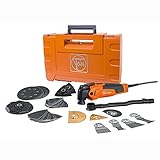 Fein MultiMaster MM 500 Plus Top Oscillating Multitool Set with QuickIn System - StarLockPlus Mount, 350 W, 10,000-19,500 OPM - 72295261090