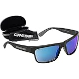100% protección UV Cressi Ipanema Gafas de Sol, Unisex Adulto, Gris/Azul, Talla Única