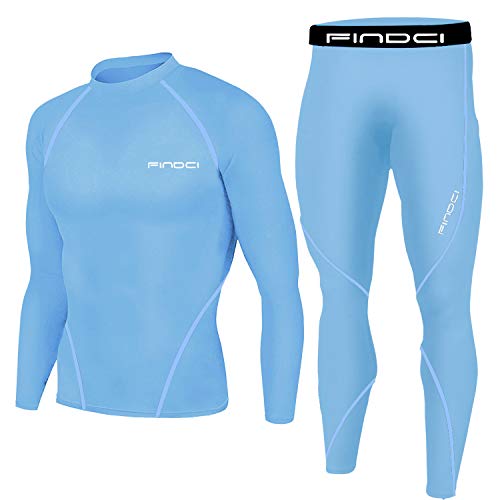 1Bests Conjunto de corrida esportivo masculino camisa de compress...