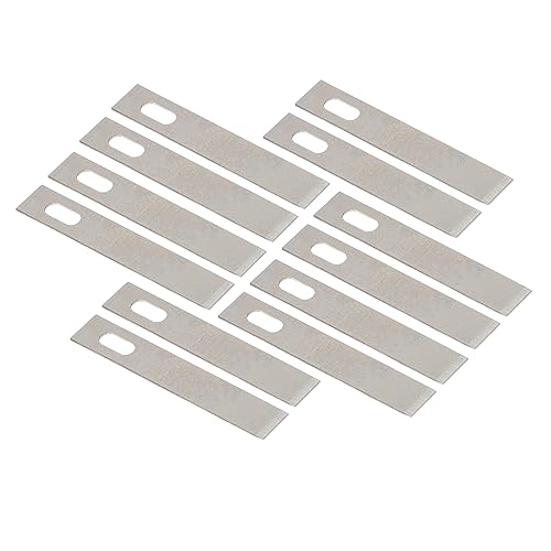 HOMSFOU Utility Blades Replacement 50pcs Craft Blades Assortment Wide Application for Wood Plastic Paper Cutting