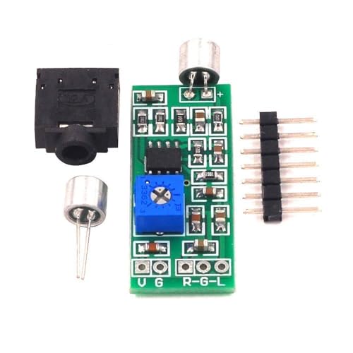 Dual Channel Output Microphone Pickup Module gain Adjustable Circuit Module Sound Amplification