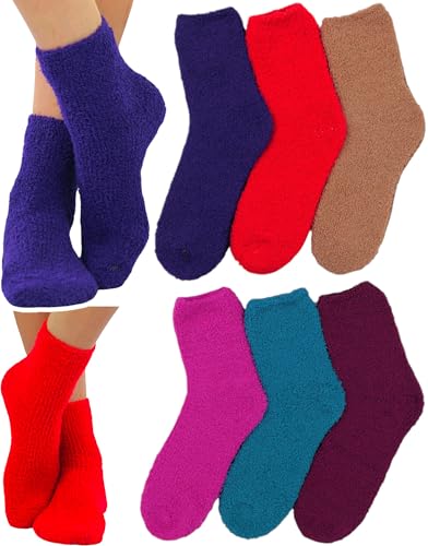 Image of ToBeInStyle Women's Pack of 6 Assorted Style Winter Socks