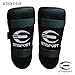 ETISPORT Protection Set, Gloves, Knee Pads, shin Guards for Roller Hockey for Kids Starter. Professional Quality; Great Comfort and Protection. (Black, S)