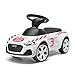 Audi 3202001200 Junior Quattro Auto Scivolo Bobbycar Veicolo per Bambini FC Bayern Monaco, Bianco