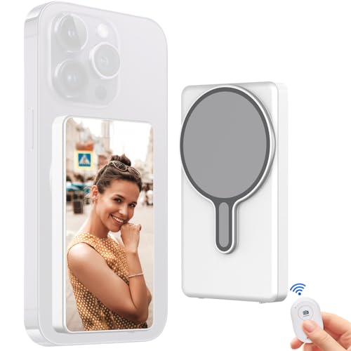 Pantalla para monitor de teléfono inalámbrica contra vídeos desenfocados en vlogs en vivo