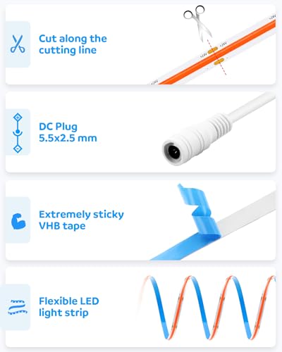 Tira Led Flexible Roja 10M 24V Aclorol miniatura 3