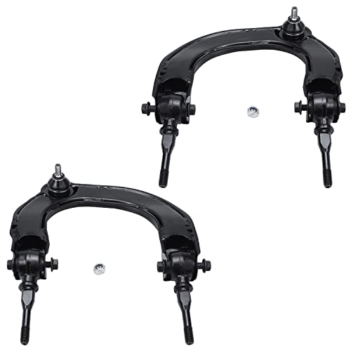 Image of Detroit Axle - Front 4pc Control Arms Kit for Hyundai Sonata XG300 XG350 Kia Amanti Magentis Optima, 2 Lower Ball Joints 2 Upper Control Arms with Ball Joint Replacement