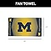 Michigan Wolverines NCAA Hussle Micro Fiber Sports Towel 24 x 42 Inches